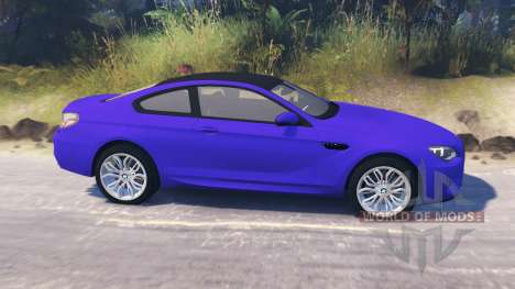 BMW M6 (F13) pour Spin Tires