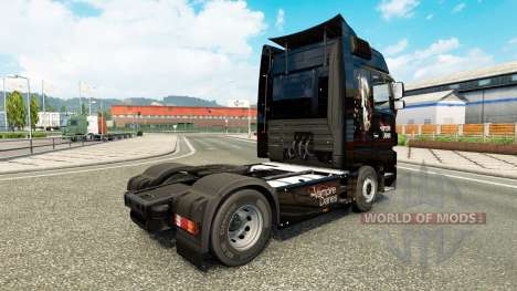La peau de the Vampire Diaries sur le tracteur M pour Euro Truck Simulator 2