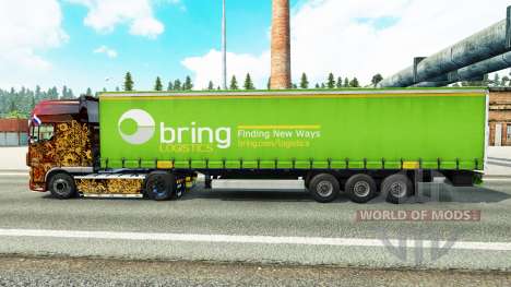 La peau d'Apporter de la Logistique sur un ridea pour Euro Truck Simulator 2