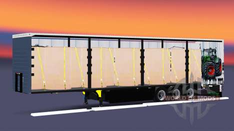 Rideau semi-remorque Schmitz Cargobull Fendt v2. pour Euro Truck Simulator 2