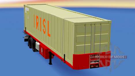 Auflieger-container-truck Irisl für American Truck Simulator