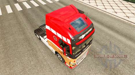 Ronny Ceusters skin für Volvo-LKW für Euro Truck Simulator 2
