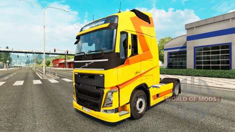 Gelb der Haut für Volvo-LKW für Euro Truck Simulator 2