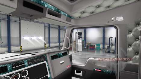 Bois à l'intérieur, pour Kenworth W900 pour American Truck Simulator