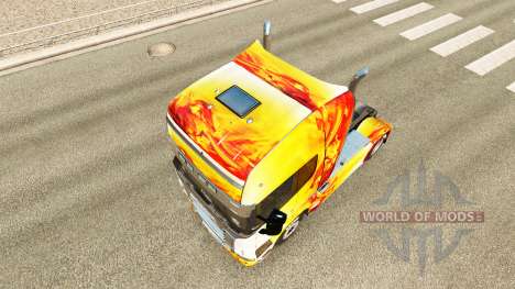 La flamme de la peau pour Scania camion pour Euro Truck Simulator 2