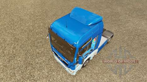 La peau Napoli sur le tracteur HOMME pour Euro Truck Simulator 2