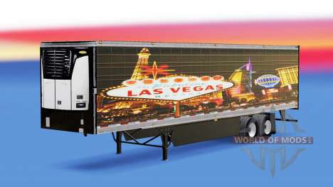 La peau de Las Vegas pour frigorifique semi-remo pour American Truck Simulator