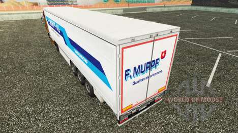 Haut F. Murpf AG auf einen Vorhang semi-trailer für Euro Truck Simulator 2