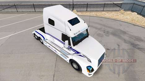 La peau sur Bowers Trucking LLC tracteur routier pour American Truck Simulator