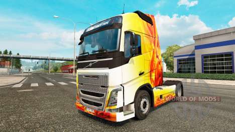 La flamme de la peau pour Volvo camion pour Euro Truck Simulator 2