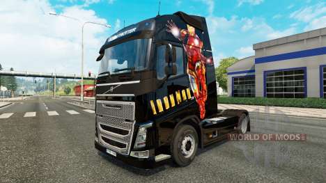Iron Man skin für Volvo-LKW für Euro Truck Simulator 2