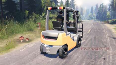 Toyota Forklift pour Spin Tires