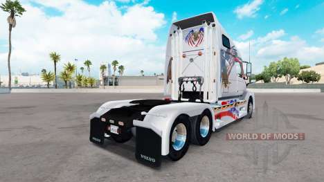 USA Eagle skin für Volvo VNL 670 LKW für American Truck Simulator