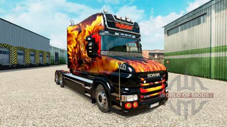 Haut Drachen für LKW Scania T für Euro Truck Simulator 2