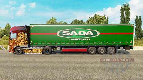 SADA Transportes de la peau pour une remorque à  pour Euro Truck Simulator 2