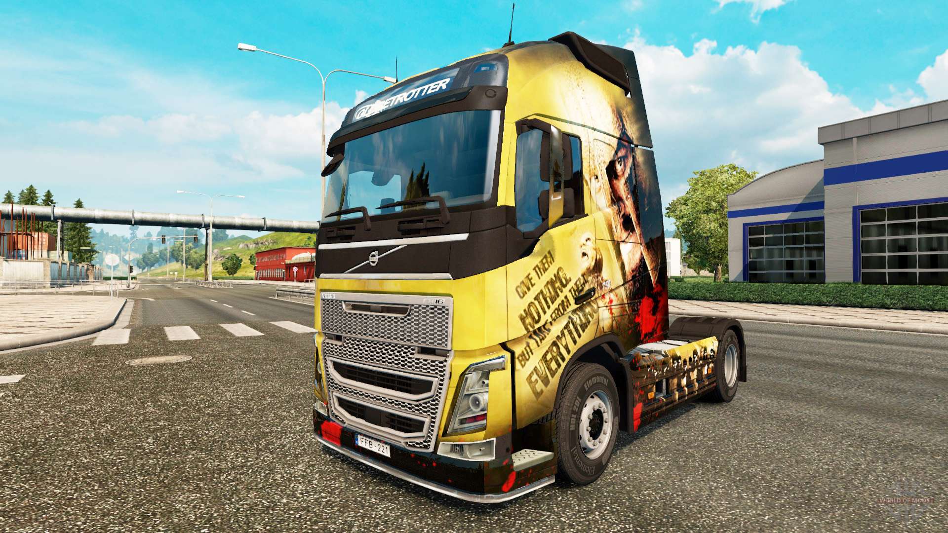 Haut Sparta für VolvoLKW für Euro Truck Simulator 2