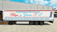 Haut Blaya Garcia y J. L. auf einem Vorhang semi-trailer für Euro Truck Simulator 2