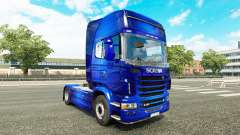 Fantastische Blue skin für Scania-LKW für Euro Truck Simulator 2