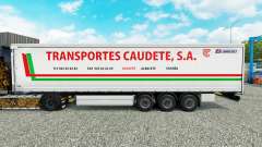 Haut Transportes Caudete S. A. curtain semi-trailer für Euro Truck Simulator 2