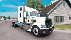 La peau sur la FedEx camion Freightliner Coronado pour American Truck Simulator