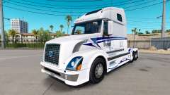 La peau sur Bowers Trucking LLC tracteur routier Volvo VNL 670 pour American Truck Simulator