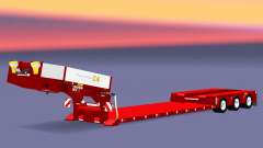 Drei-Achs-Tieflader-Schleppnetz Doll Vario für Euro Truck Simulator 2