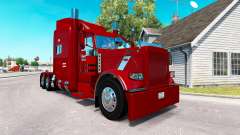 Haut Carolina Tank-Linien für den truck-Peterbilt 389 für American Truck Simulator