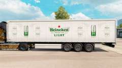 La peau Heineken rideau de Lumière semi-remorque pour Euro Truck Simulator 2