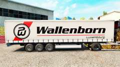 Wallenborn Haut auf dem Anhänger Vorhang für Euro Truck Simulator 2