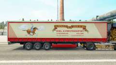 Haut Frank de Ridder auf einen Vorhang semi-trailer für Euro Truck Simulator 2