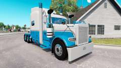 La peau de Bébé Bleu et Blanc pour le camion Peterbilt 389 pour American Truck Simulator
