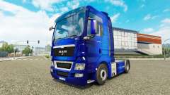 La peau Fantastique Bleu tracteur HOMME pour Euro Truck Simulator 2