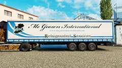 Haut Mc Geown auf einen Vorhang semi-trailer für Euro Truck Simulator 2