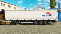 La peau Noordzee sur un rideau semi-remorque pour Euro Truck Simulator 2