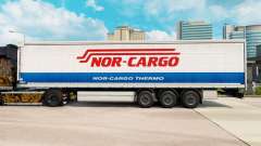 La peau Nor-Cargo Thermo sur un rideau semi-remorque pour Euro Truck Simulator 2