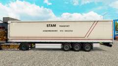 La peau STS rideau semi-remorque pour Euro Truck Simulator 2