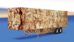La peau de Rouille sur frigorifique semi-remorque pour American Truck Simulator