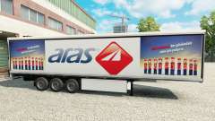 La peau Aras sur frigorifique semi-remorque pour Euro Truck Simulator 2