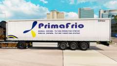 La peau Primafrio rideau semi-remorque pour Euro Truck Simulator 2