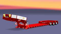 Drei-Achs-Tieflader-Schleppnetz Doll Vario v2.0 für Euro Truck Simulator 2