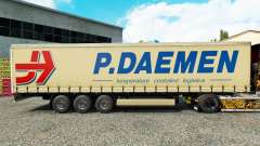 Haut P. Daemen auf einen Vorhang semi-trailer für Euro Truck Simulator 2