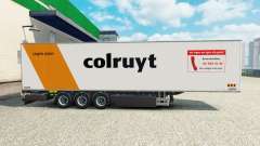 Semi-remorque frigo Chereau Colruyt pour Euro Truck Simulator 2