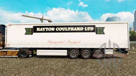 La peau Hayton Coulthard Ltd rideau semi-remorque pour Euro Truck Simulator 2