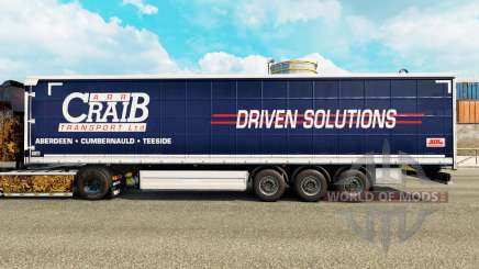 Haut ARR Craib Transport auf semi-trailer Vorhang für Euro Truck Simulator 2