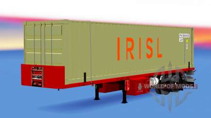 La semi-remorque-camion conteneur Irisl pour American Truck Simulator