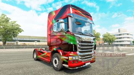 Red Effect skin für Scania-LKW für Euro Truck Simulator 2