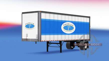 Haut Pacella Trucking Express-semi-trailer für American Truck Simulator
