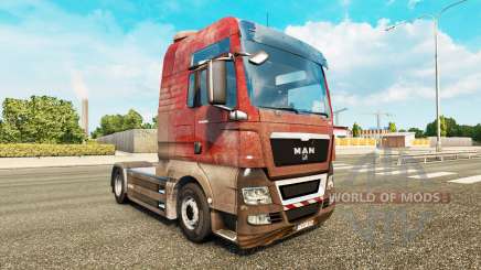 La peau Sale sur le camion de l'HOMME pour Euro Truck Simulator 2