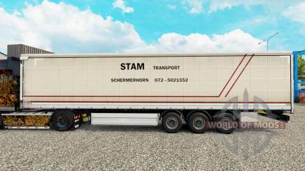 Haut STS Vorhang semi-trailer für Euro Truck Simulator 2