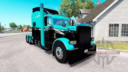 La peau Verte Splash pour le camion Peterbilt 389 pour American Truck Simulator